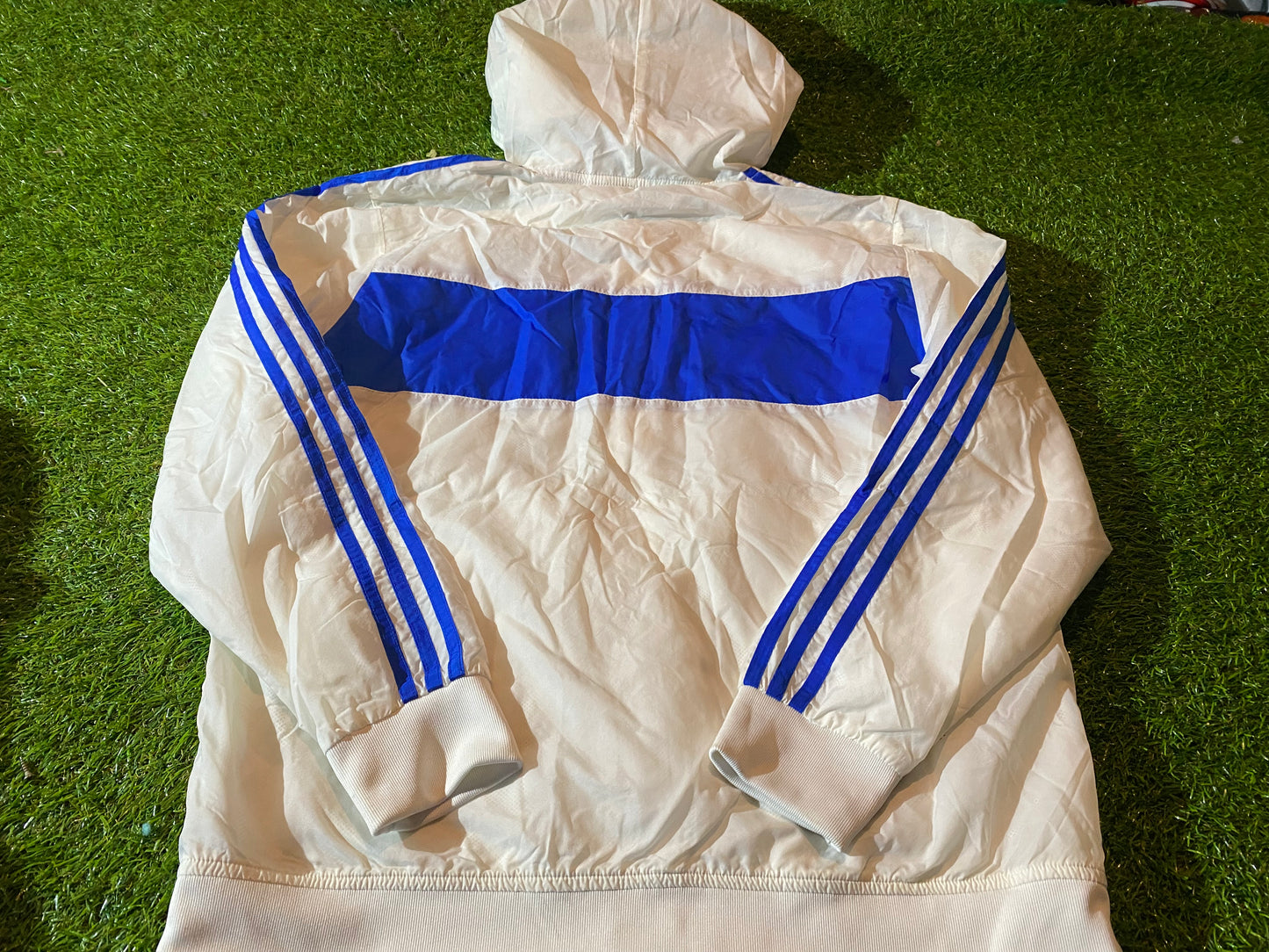 Adidas Originals Sports Medium Mans Breathable Lined Lighter Tracksuit Type Jacket / Coat