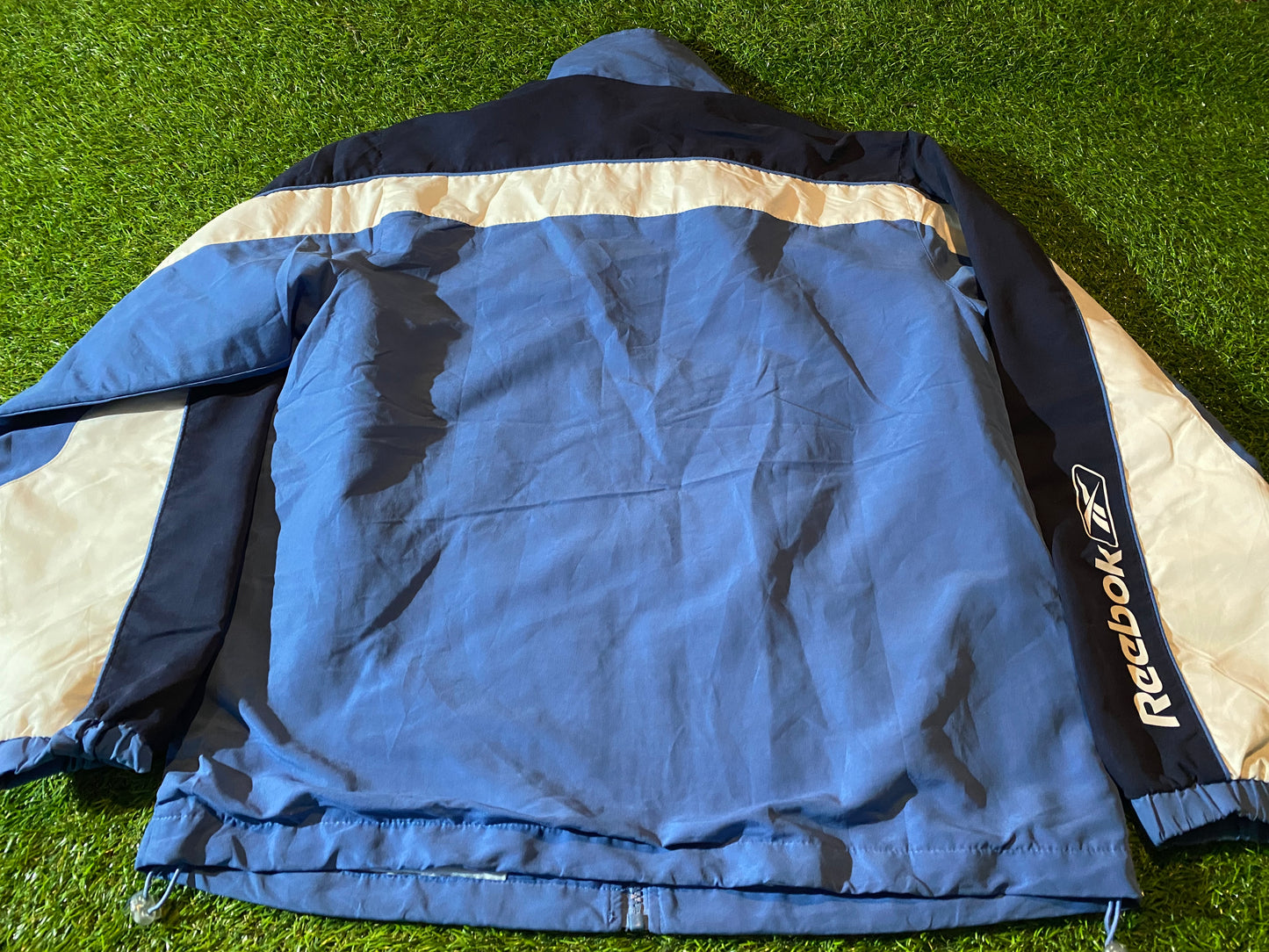Reebok Made Sports Small mans Vintage Soft Lined Zip Up Tracksuit Top / Jacket