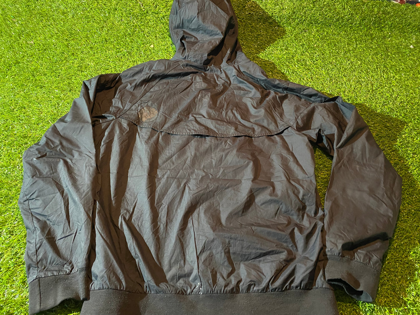 Manchester City England Football Small Mans Nike Made Breathable Lined Hooded Jacket