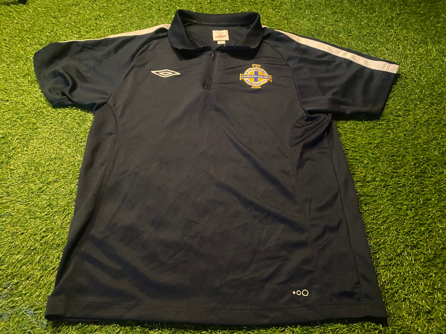 Northern Ireland Football Ulster GAWA Medium Mans Umbro Polo Jersey