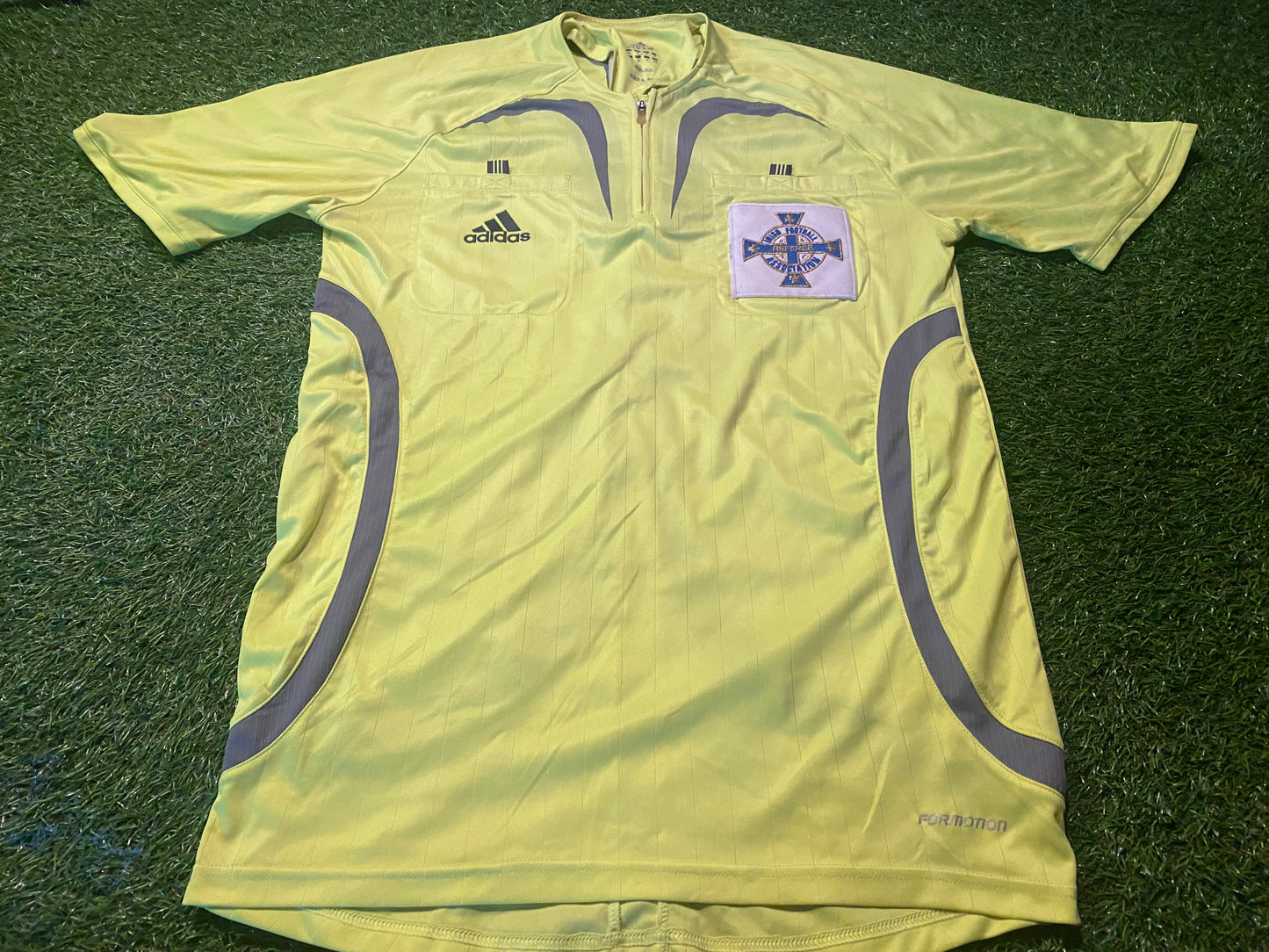 Northern Ireland Football Ulster GAWA Medium Mans Adidas Referee Referees Jersey