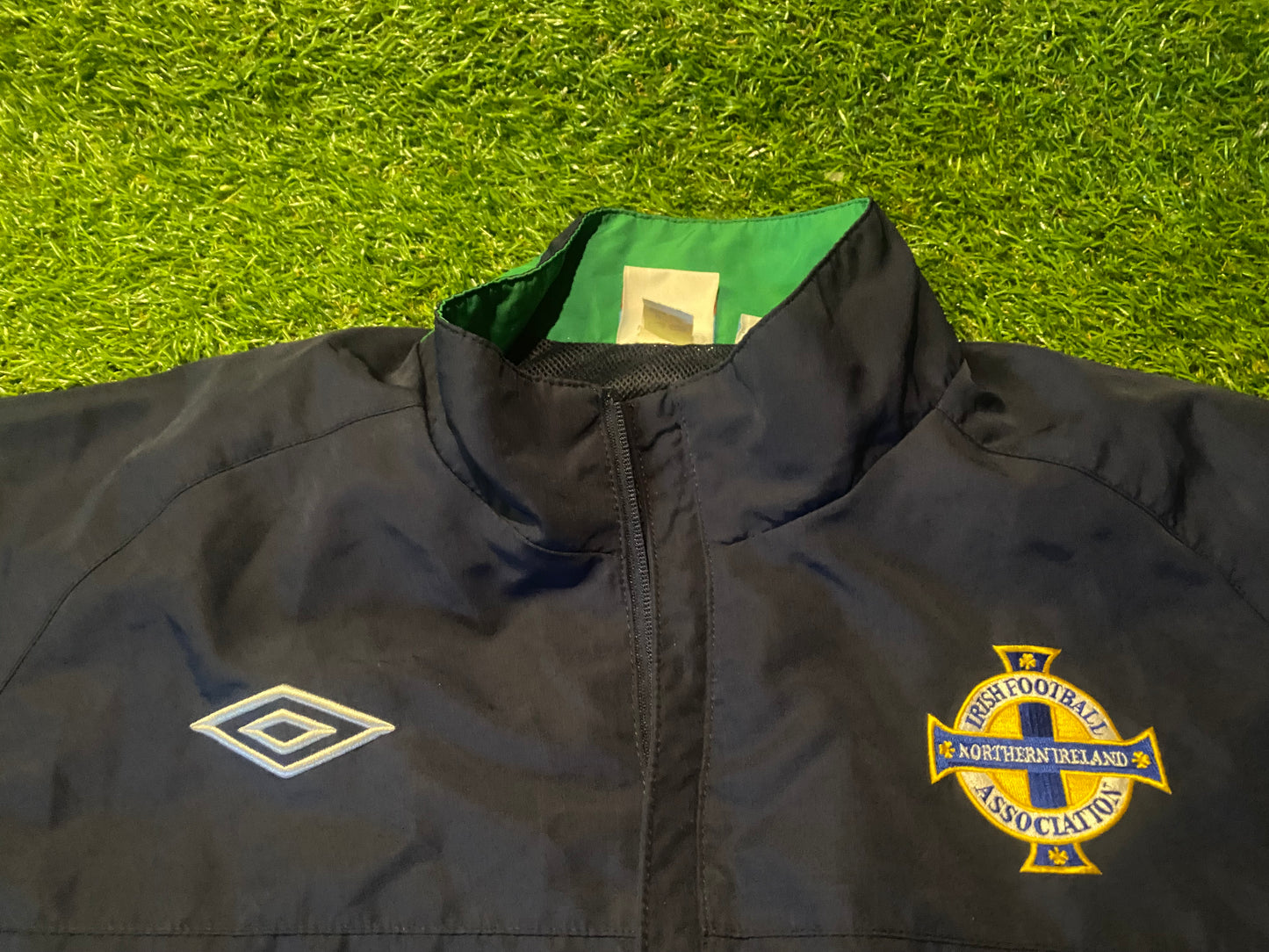 Northern Ireland Football Ulster GAWA Medium Mans Adidas Breathable Lined Tracksuit Top