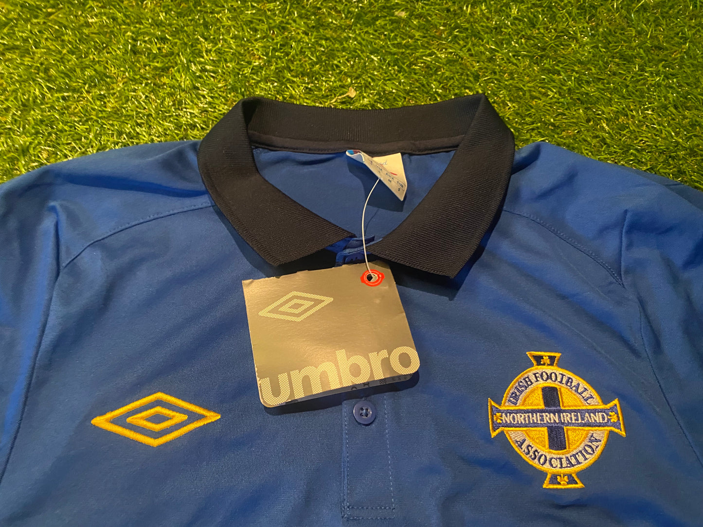 Northern Ireland Football Ulster GAWA Small Mans New BNWT Umbro Polo Shirt