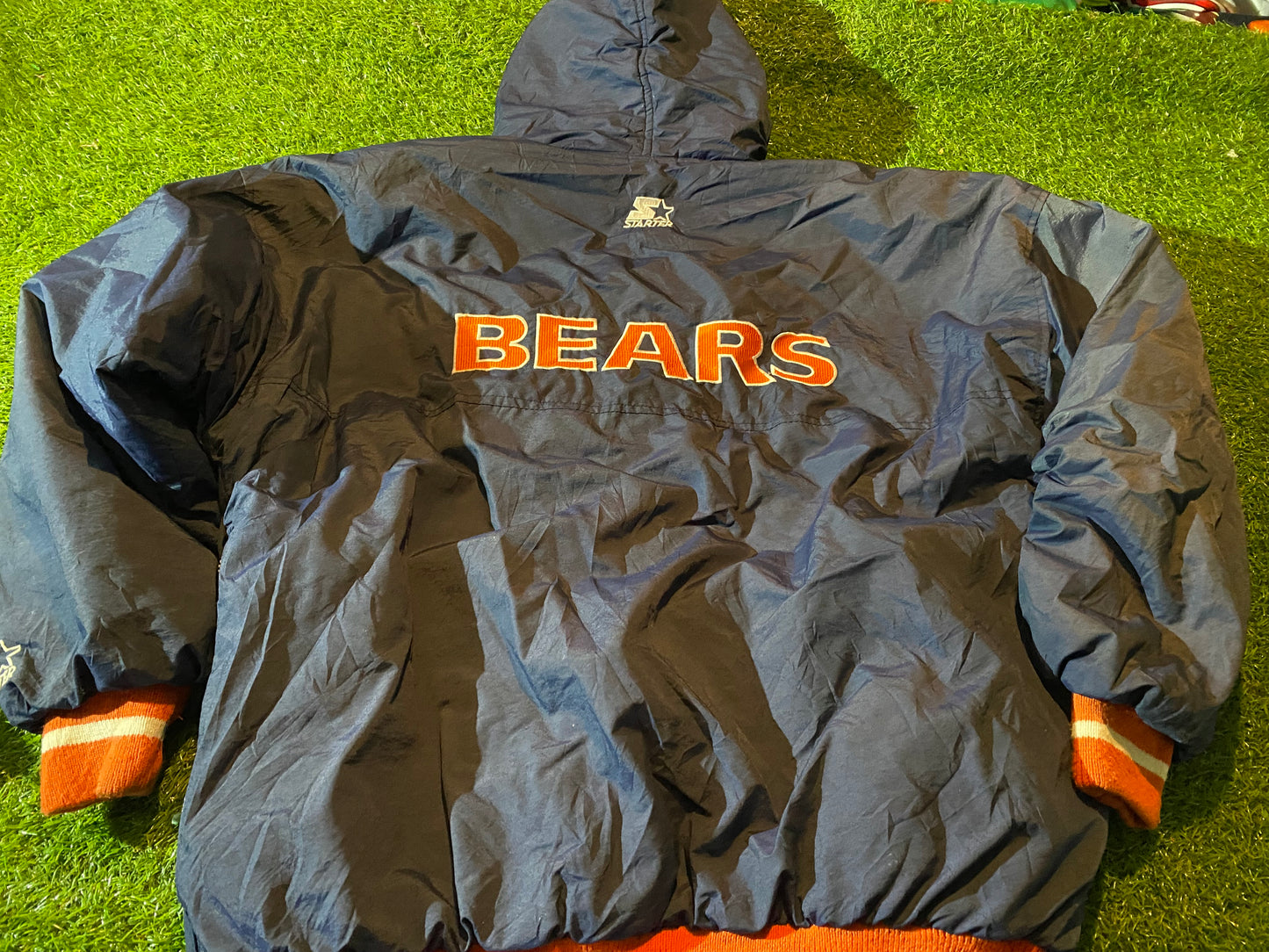 Chicago Bears USA NFL American Football XL Extra Large Mans Vintage Starter Made Jacket