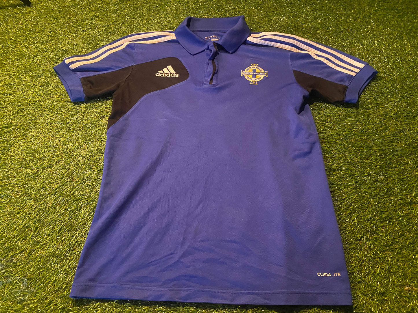 Northern Ireland Football Ulster GAWA Small Mans Adidas Made Polo Top