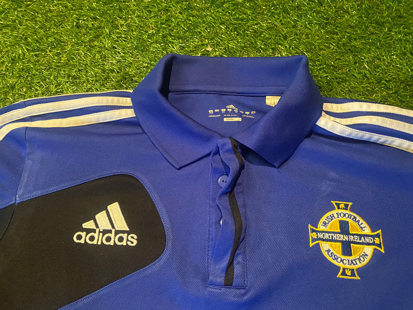 Northern Ireland Football Ulster GAWA Small Mans Adidas Made Polo Top