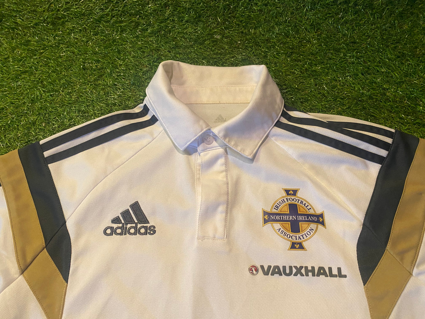 Northern Ireland Football Ulster GAWA Small Mans Adidas Made Polo Top