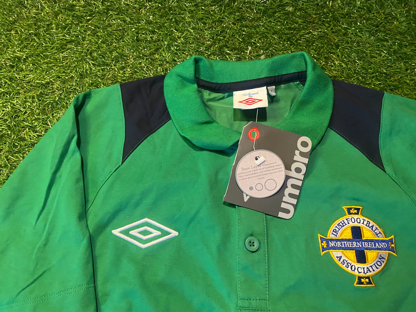 Northern Ireland Football Ulster GAWA Small Mans New BNWT Umbro Polo Shirt