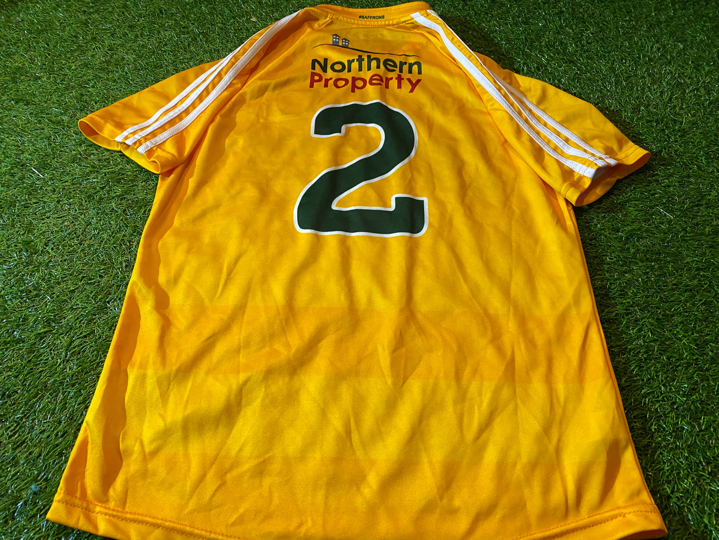 Co Antrim Ireland GAA Gaelic Football Hurling Medium Mans Tight Fit Match Worn no2 Jersey