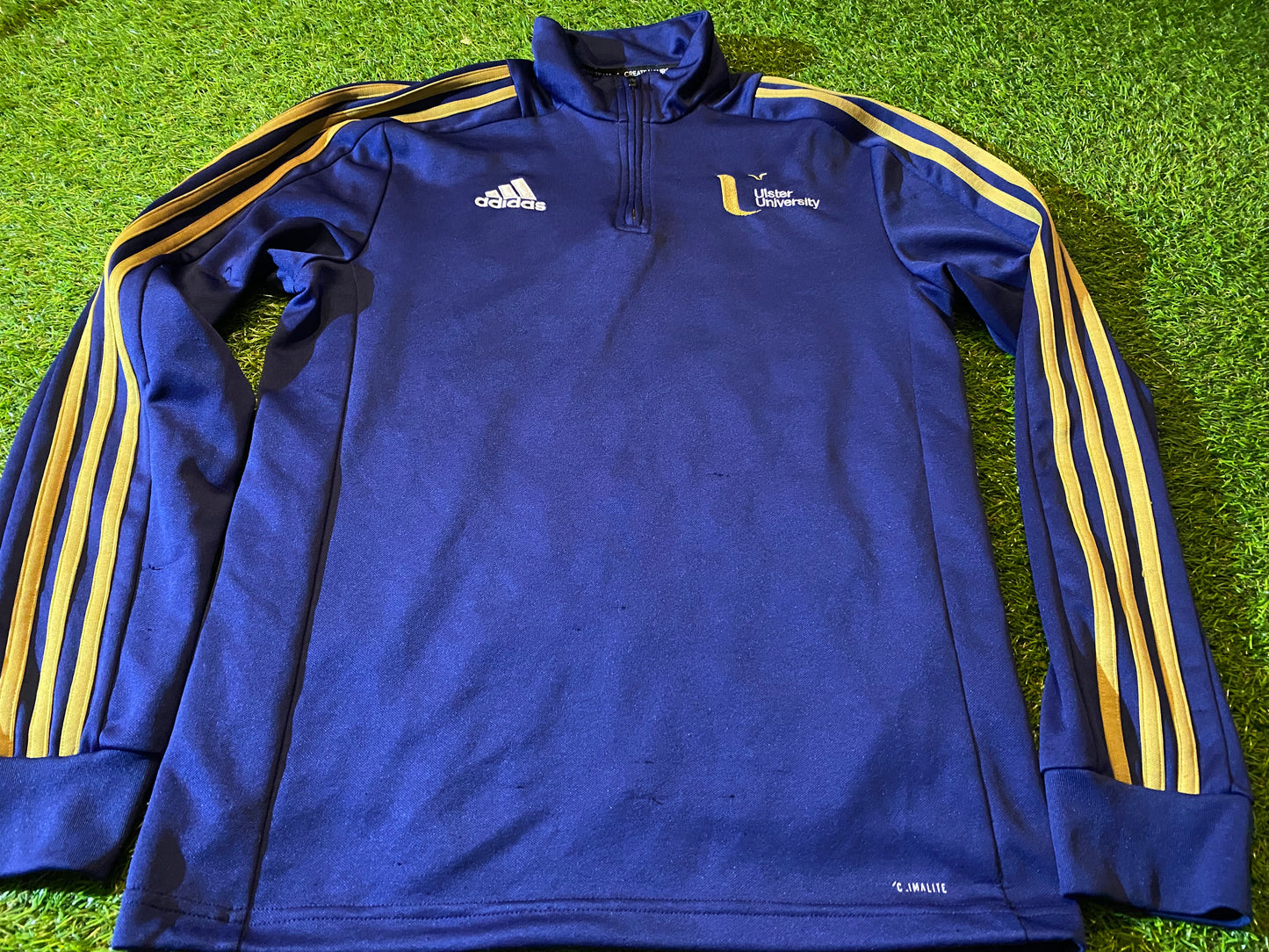 Ulster University Northern Ireland GAA Gaelic Hurling Football Small Mans Adidas Training Top
