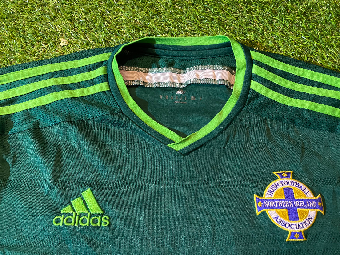 Northern Ireland Football Ulster GAWA Medium Mans Adidas Made S/S 2013 Home Jersey