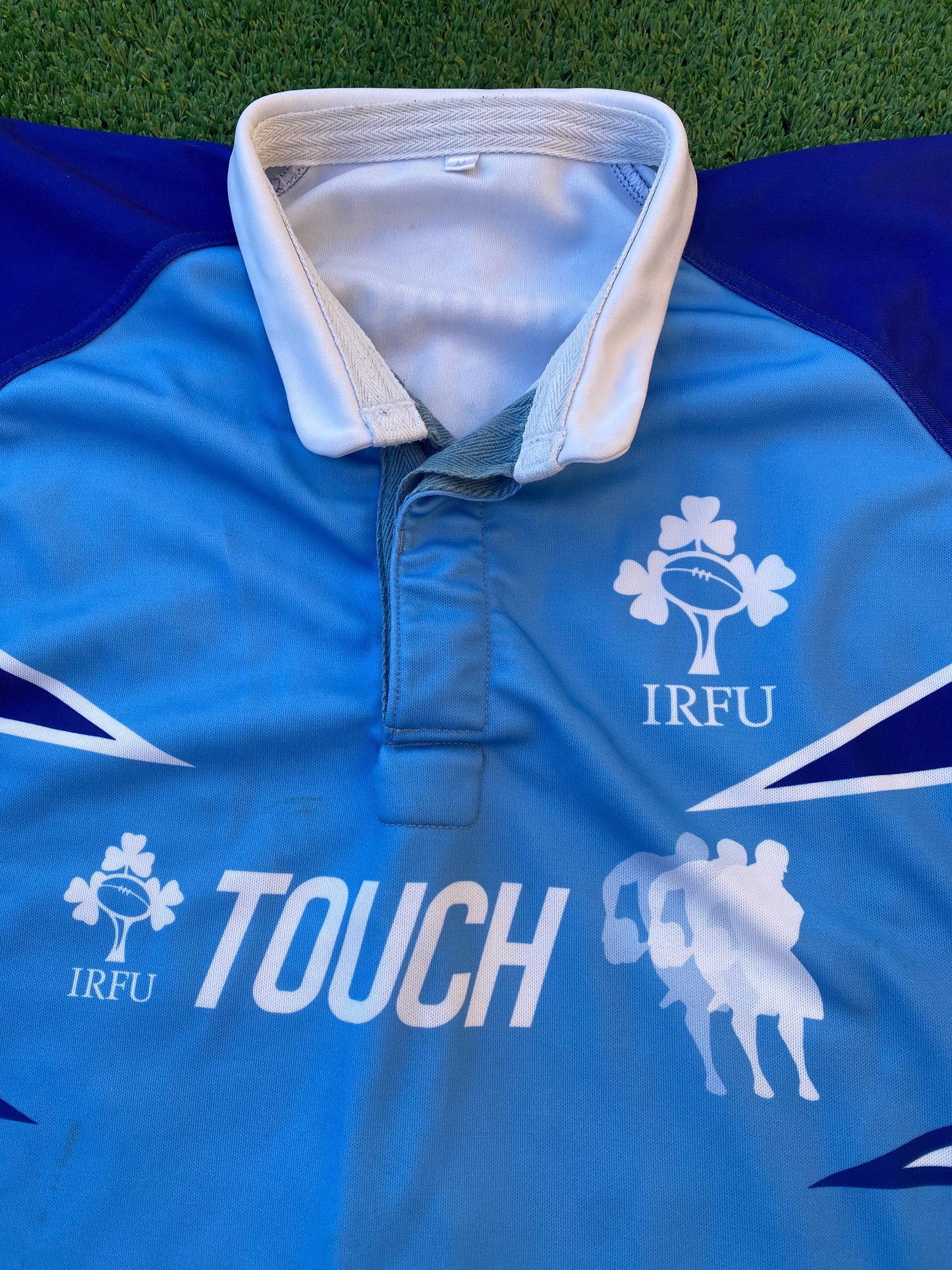Ireland IRFU Eire Irish Rugby Union Medium Mans Touch Rugby Jersey