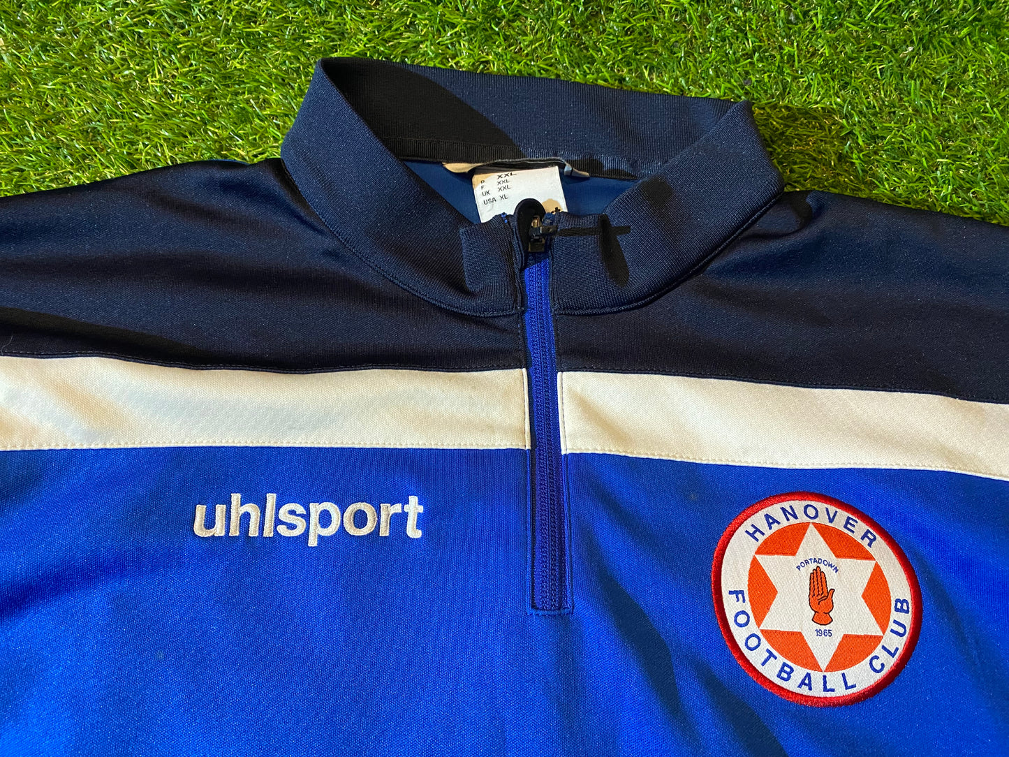 Hanover FC Portadown Northern Ireland XL Extra Large Mans Sweater / Training Top