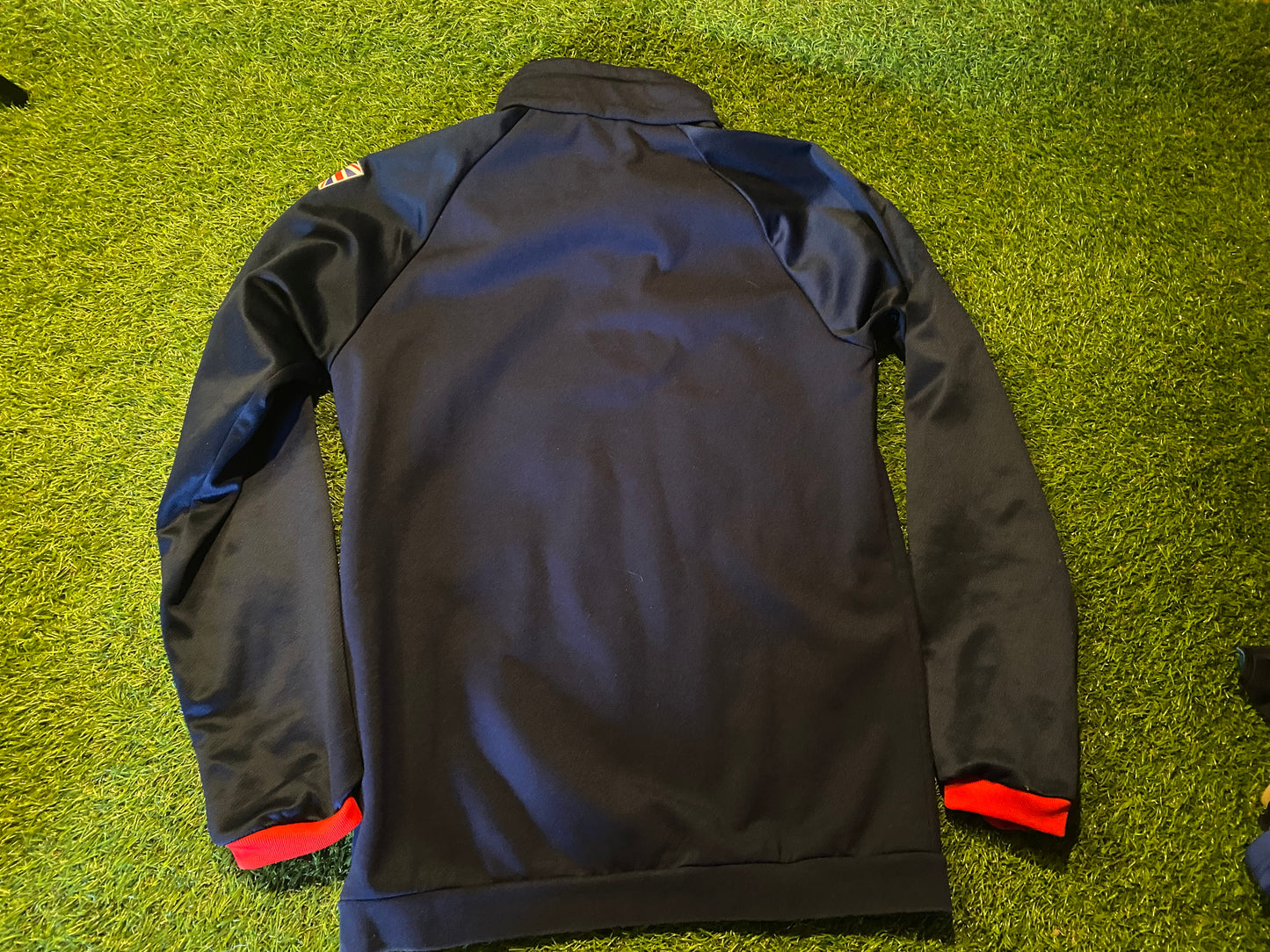 Team GB Great Britain UK United Kingdom England Adidas Made Small Mans 1/4 Zip Up Top