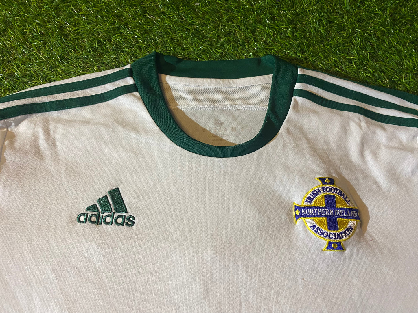 Northern Ireland Football Ulster GAWA Medium Mans Adidas Made S/S 2013 Away Jersey