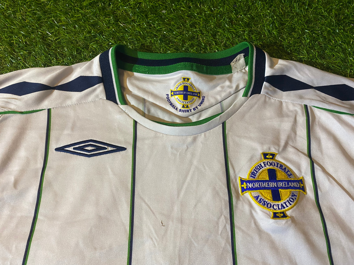 Northern Ireland Football Ulster Rare 2008 XL Extra Large Mans Umbro Away Jersey