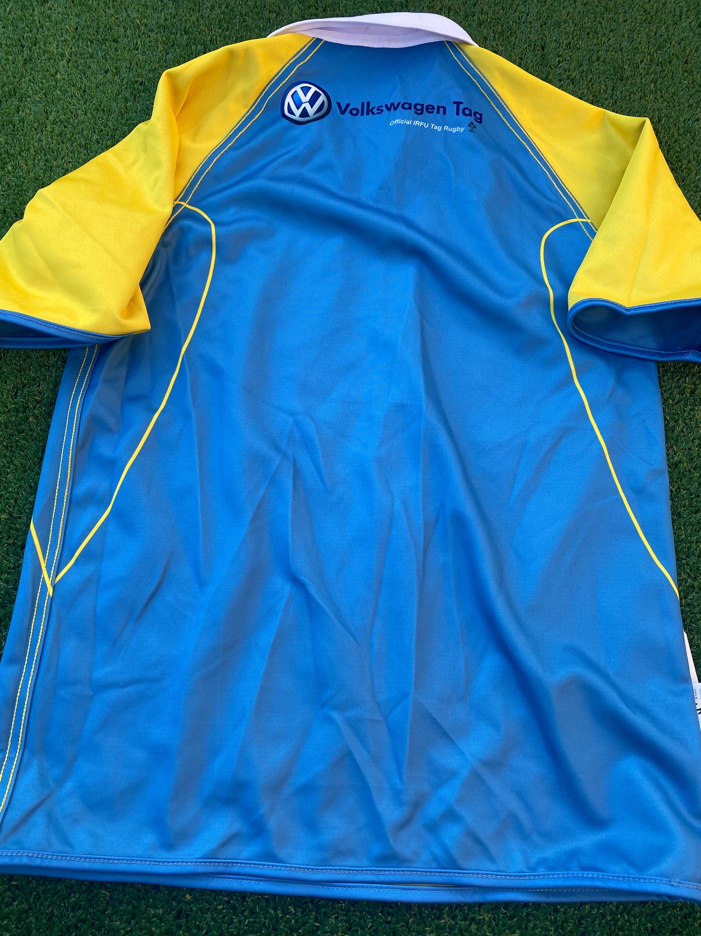 Ireland IRFU Eire Irish Tag Rugby Union Medium Mans CCC Made BNWT Reverse Jersey