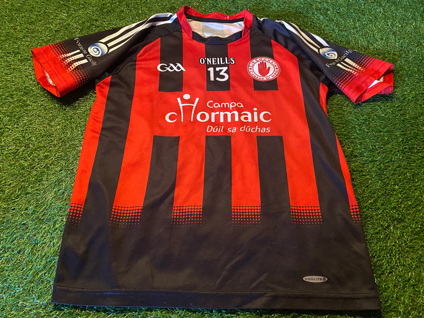 Co Tyrone Club Ireland GAA Gaelic Football Hurling Youths / XS Mans no13 Jersey