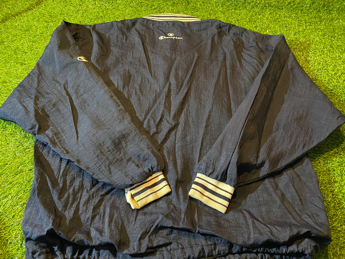 Vintage Champion Made Soft Cotton Lined Training Top Fit Large to Extra Large Mans Size