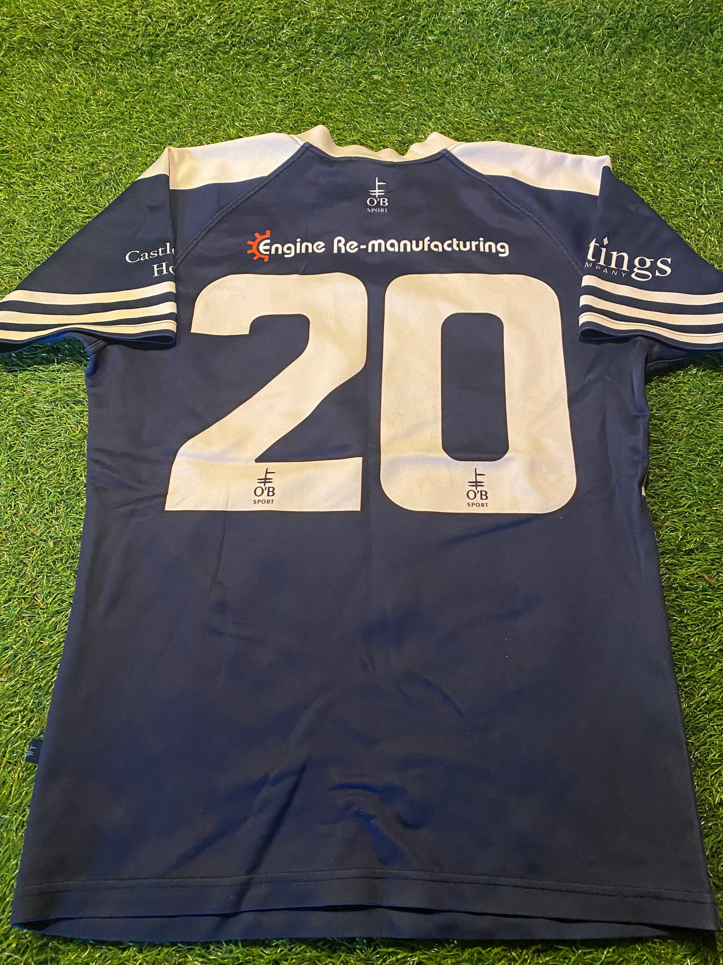 Westport RFC Co Mayo Irish Ireland Rugby Union Medium mans Match Worn no20 Tight Fit Jersey