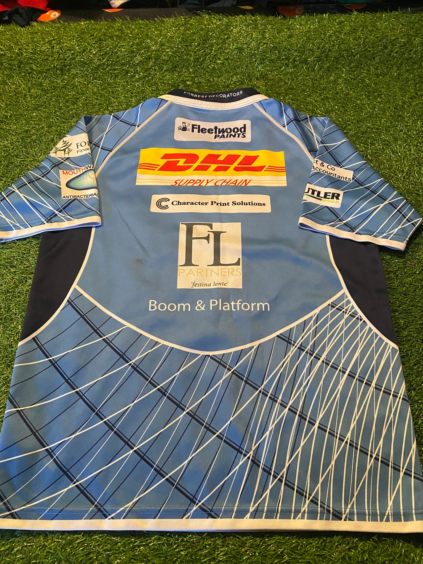 MU Barnhall RFC Co Kildare Irish Ireland Rugby Union Football Medium mans Wales 2012 Jersey