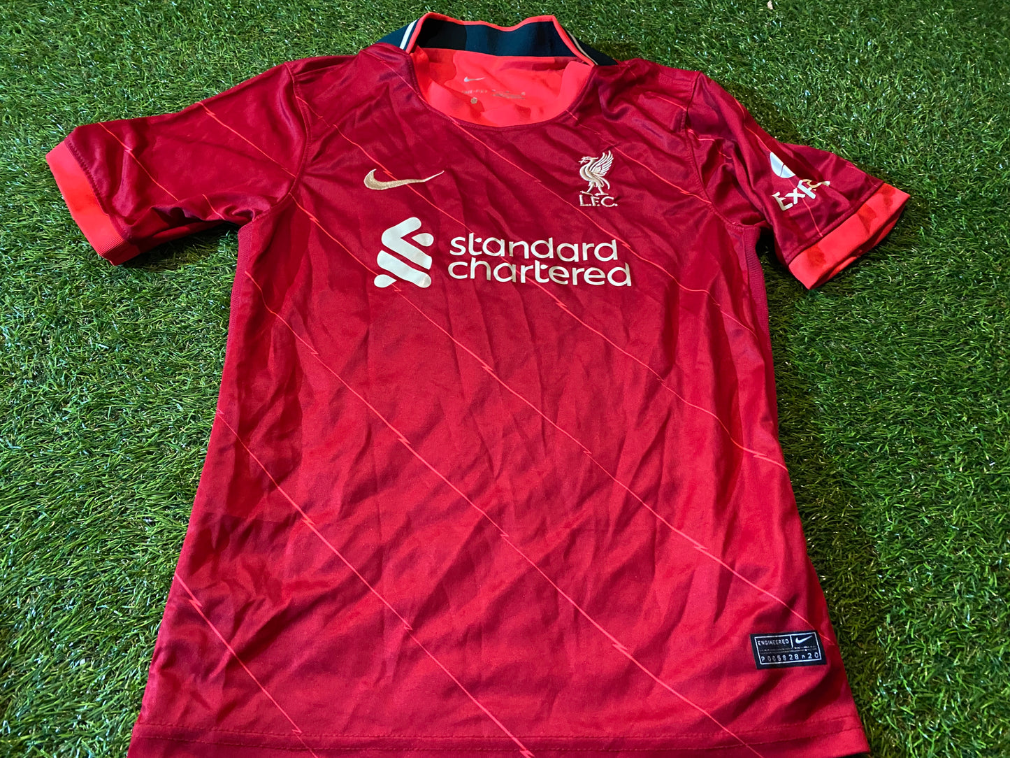 Liverpool FC England Football Medium Boys 9-10 Year Old Nike Made Home Jersey