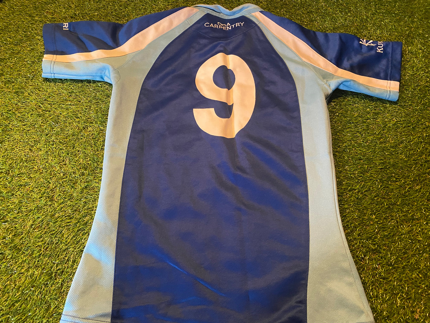 Warriors RFC Rugby Union Football Medium Mans Vintage Kukri Match worn no7 Jersey