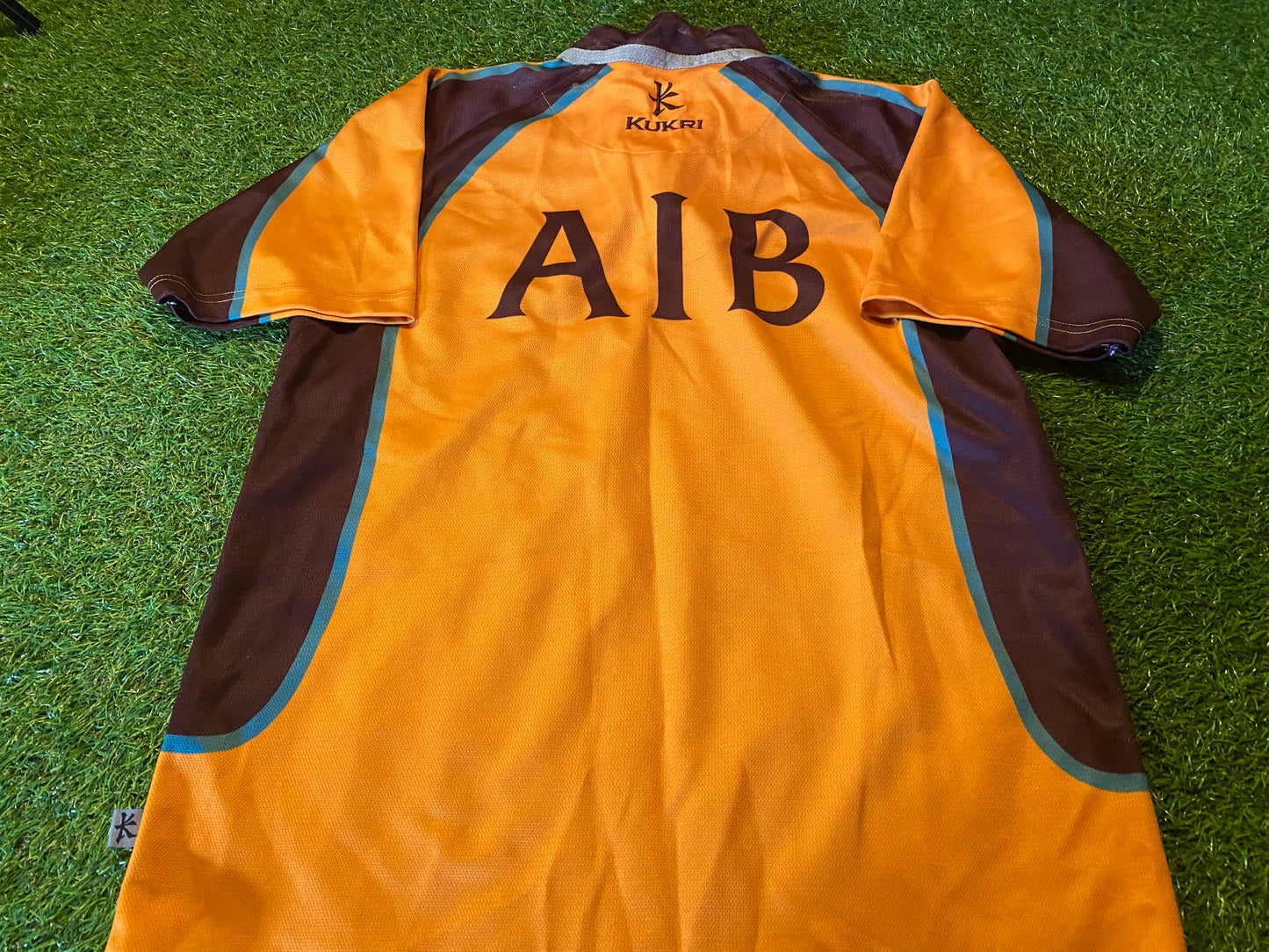 AIB IRFU Irish Eire Ireland Rugby Union Football Medium Mans Vintage Jersey