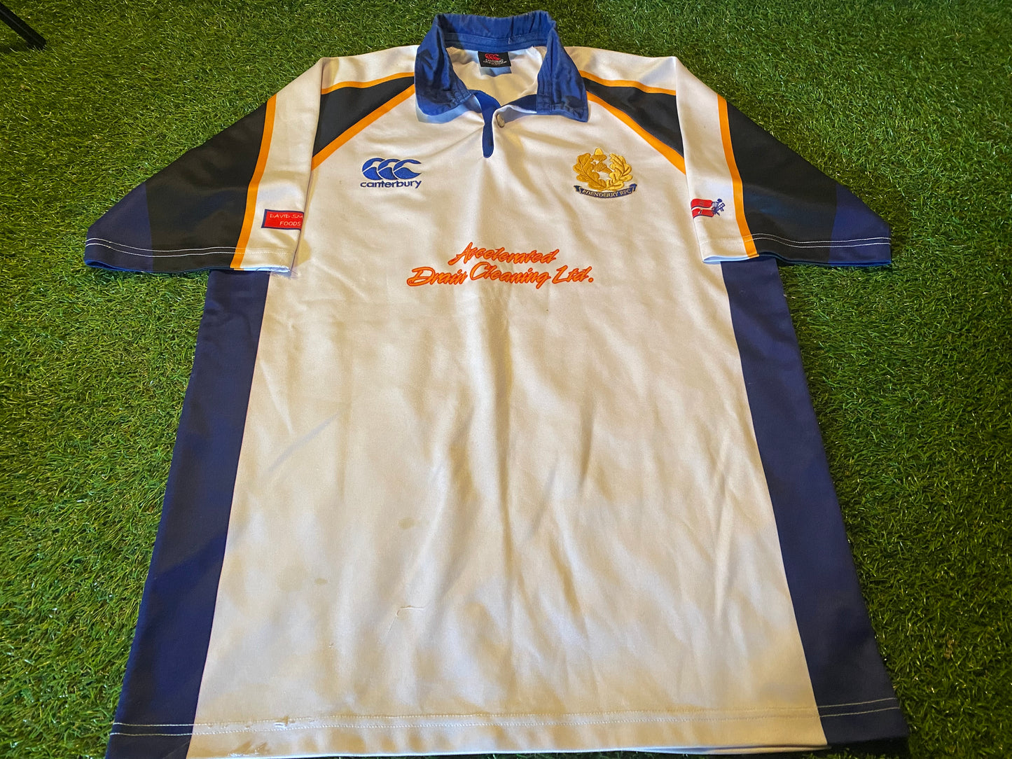 Edenderry RFC Co Offaly Irish Ireland Rugby Union Large Mans Vintage CCC Made Jersey