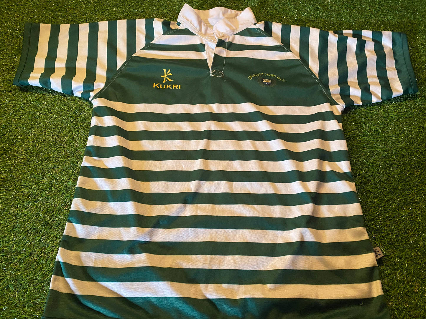 Greystones RFC Co Wicklow Ireland Irish Rugby Union Large Mans Vintage Home Jersey