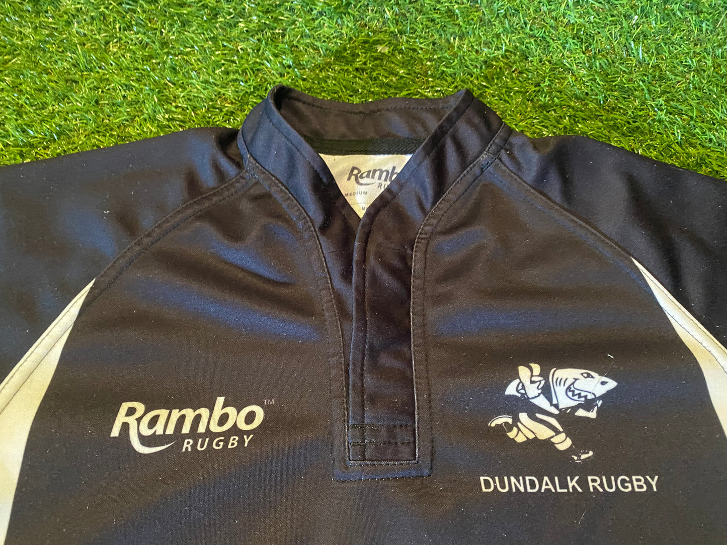 Dundalk RFC Eire Irish Ireland Rugby Union Medium Mans Vintage Home Jersey