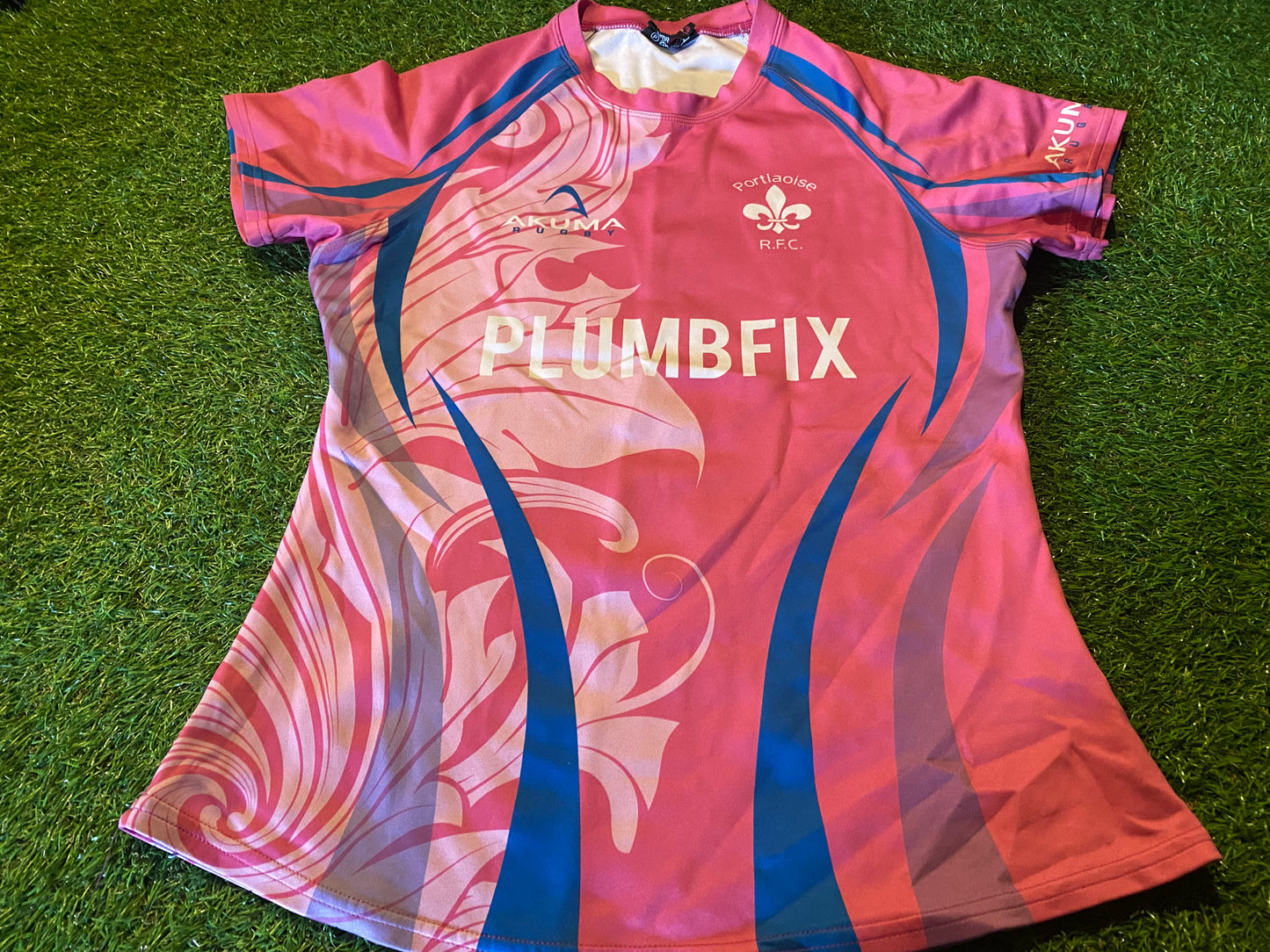 Portlaoise RFC Womans Females Ladies Rugby Union Match Worn no1 Size 14-16 Jersey