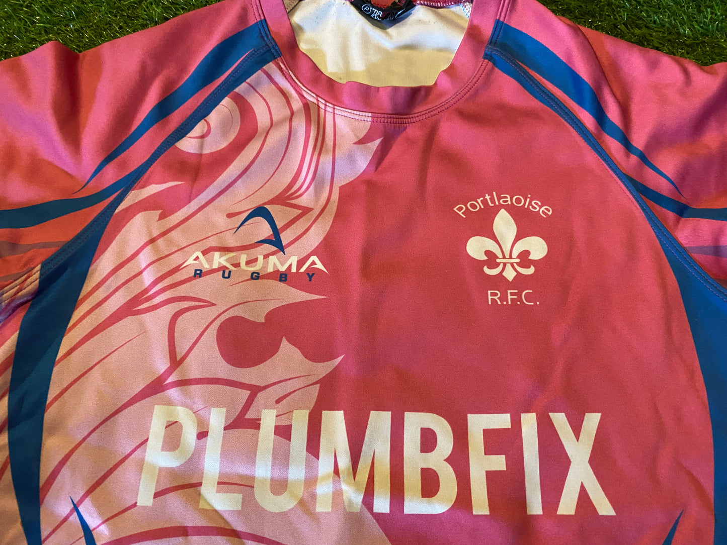 Portlaoise RFC Womans Females Ladies Rugby Union Match Worn no1 Size 14-16 Jersey