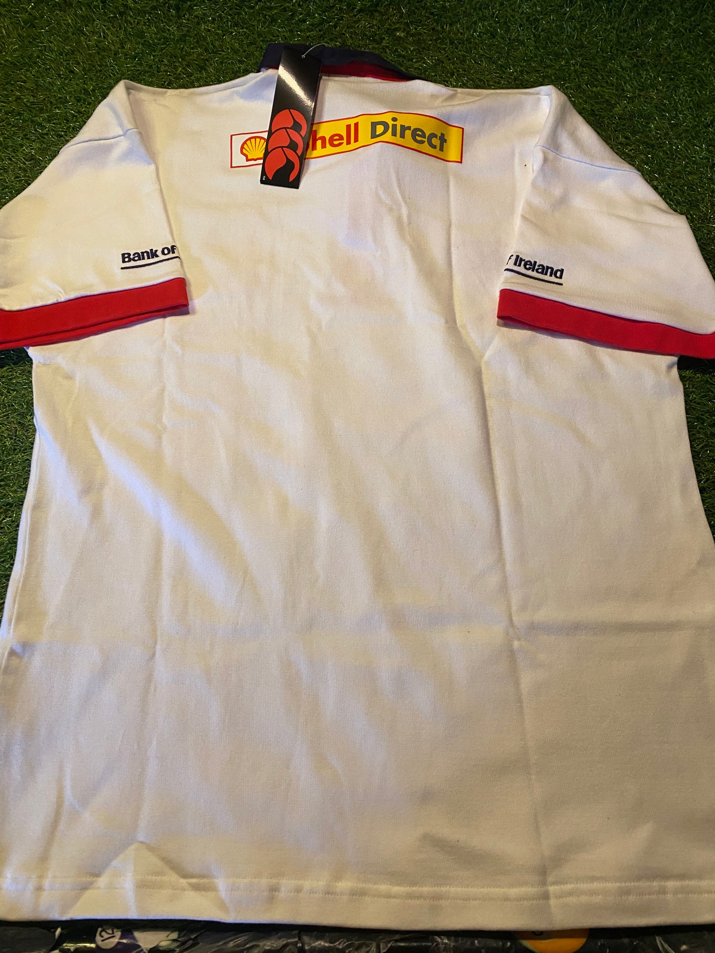 Ulster RFC Rugby Union Football Large Mans NEW BNWT Rare Vintage 2000 CCC Home Jersey