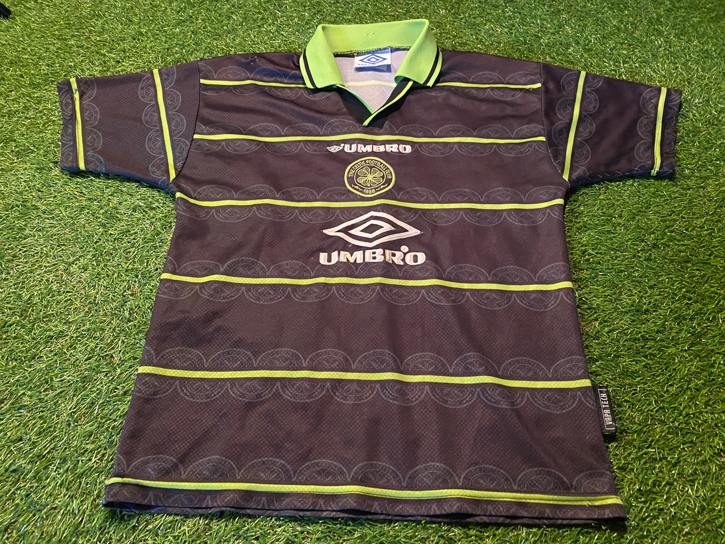 Celtic FC Scotland Soccer Football XL Boys / Youths Rare Vintage 1998 Umbro Away Jersey
