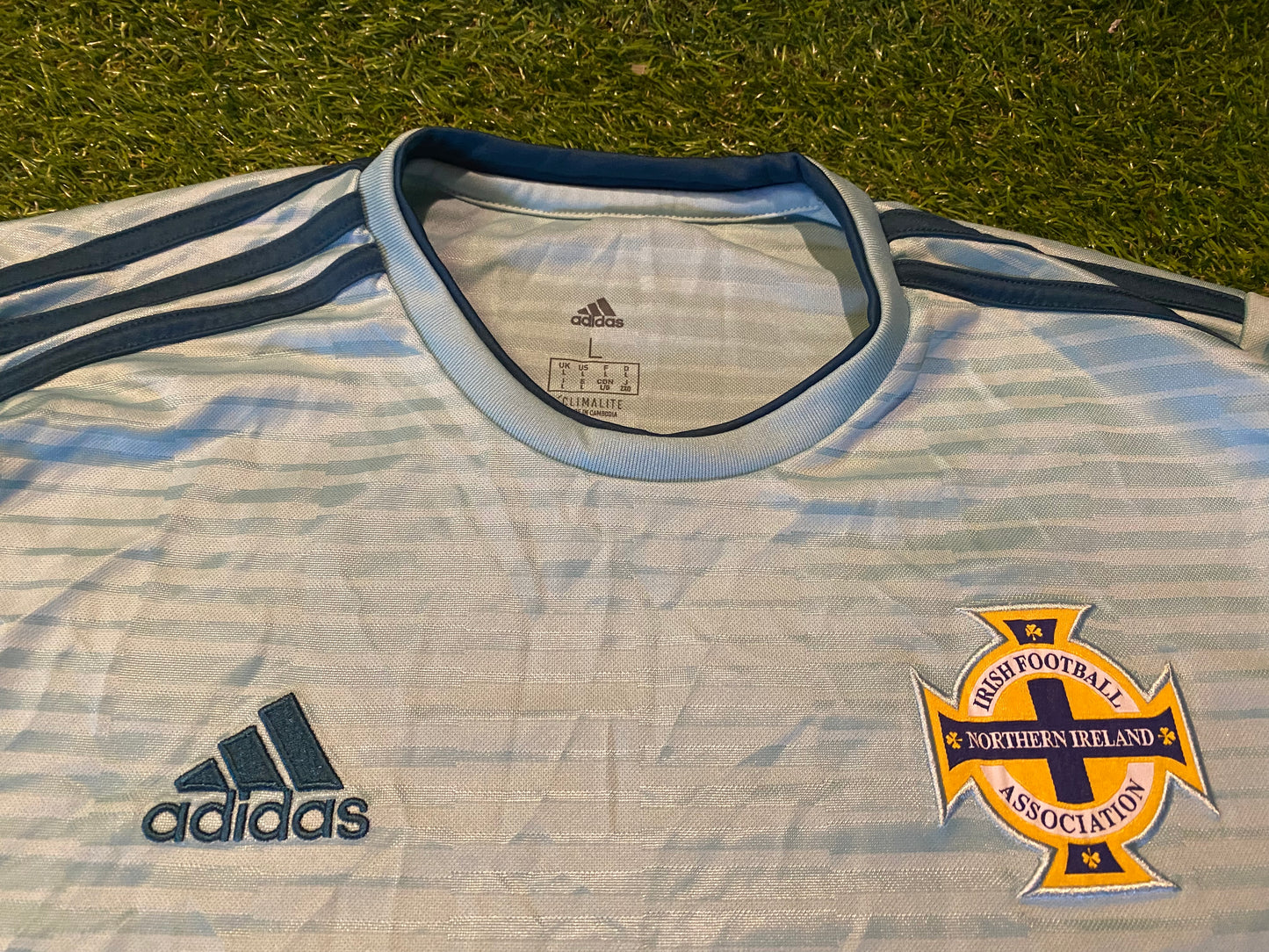 Northern Ireland Football Ulster GAWA Large Mans 2018 Adidas Made Away Jersey