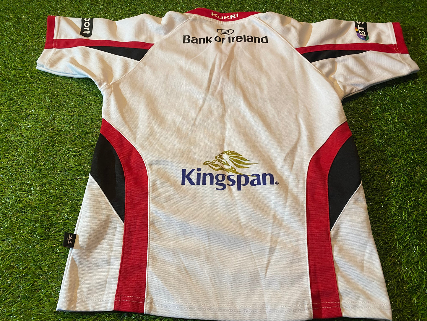 Ulster Northern Ireland Rugby Union Football Large Boys 10-12 Year Old Kukri Home Jersey
