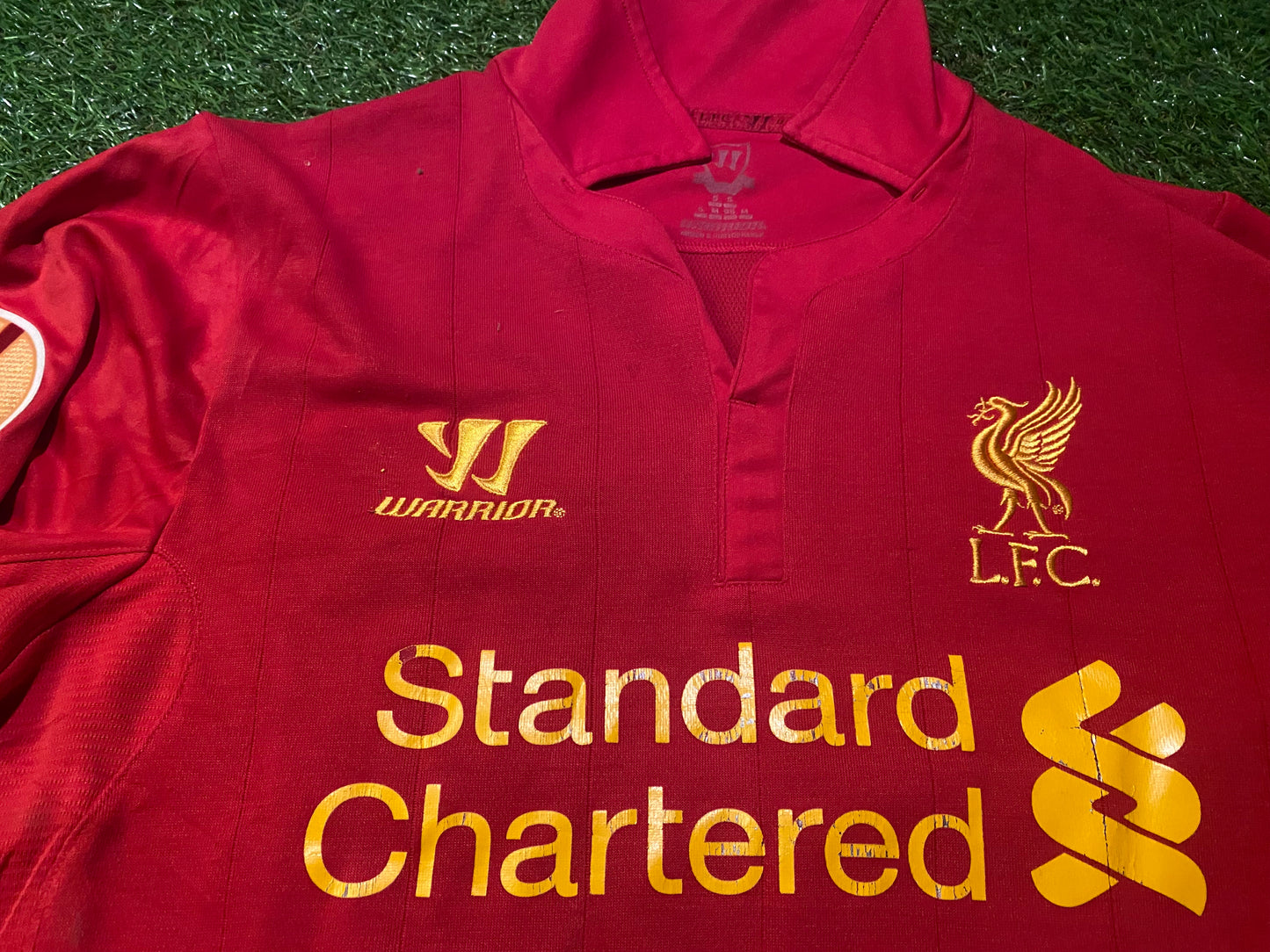 Liverpool FC England Football Small Mans Gerrard no8 Europa League Home Jersey