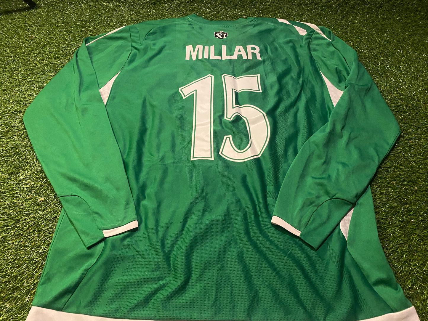 Glentoran Legends XI Football Paul Millar Match Worn no15 Belfast Cup 2008 Jersey