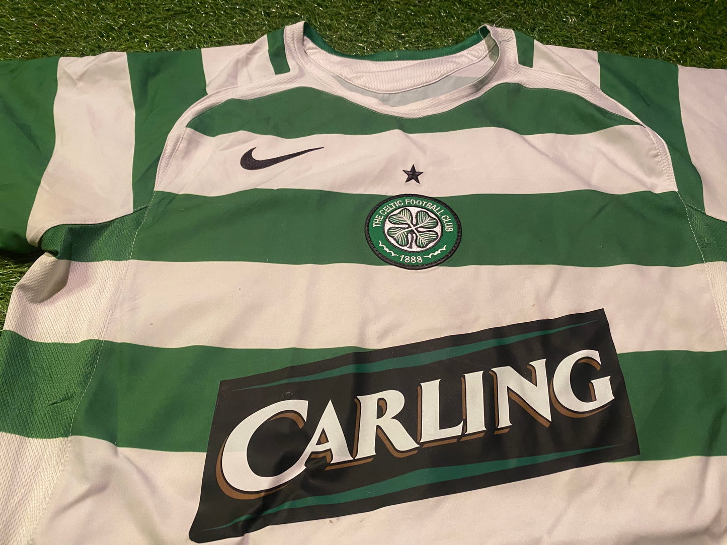 Celtic FC Scotland Football Soccer Small Mans Rare Graveson no16 Home Jersey