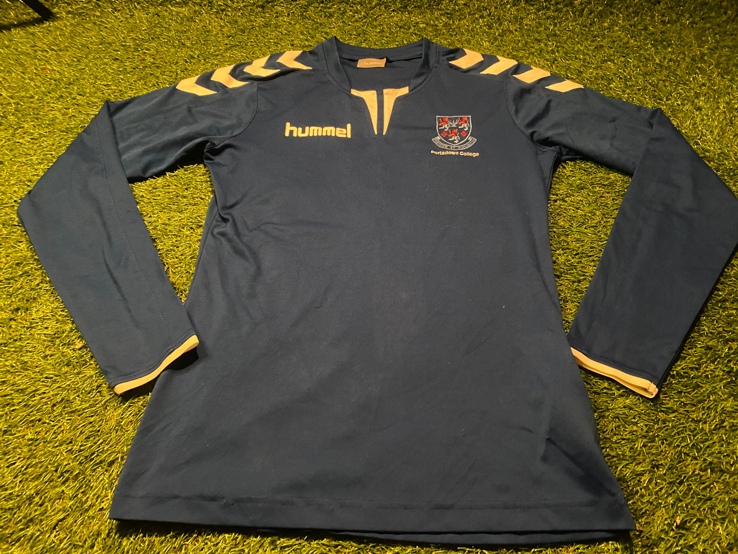Portadown College Northern Ireland Sports Small Mans Tight Fit Hummel Made no12 Jersey