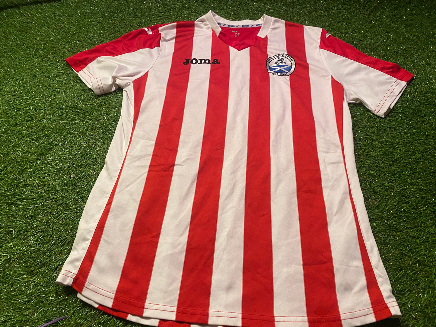 Perth FC Scotland Scottish Soccer Football Medium Mans Match Worn No2 Jersey