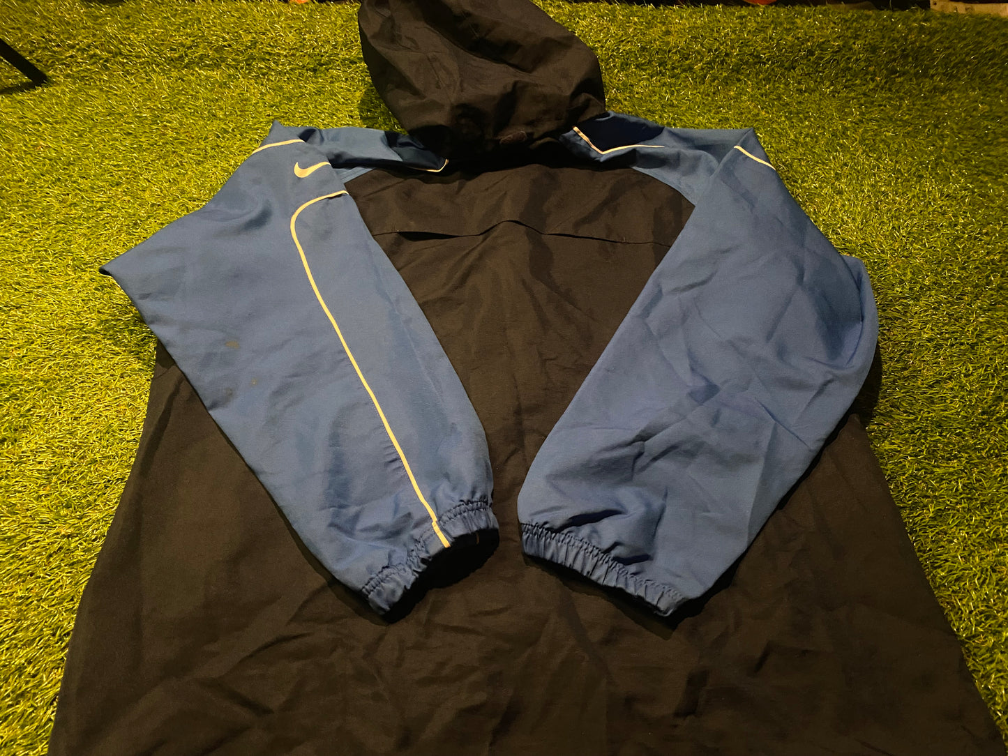 Glenavon FC & Northern Ireland Soccer Football Large Mans Vintage Nike Zip Up Jacket
