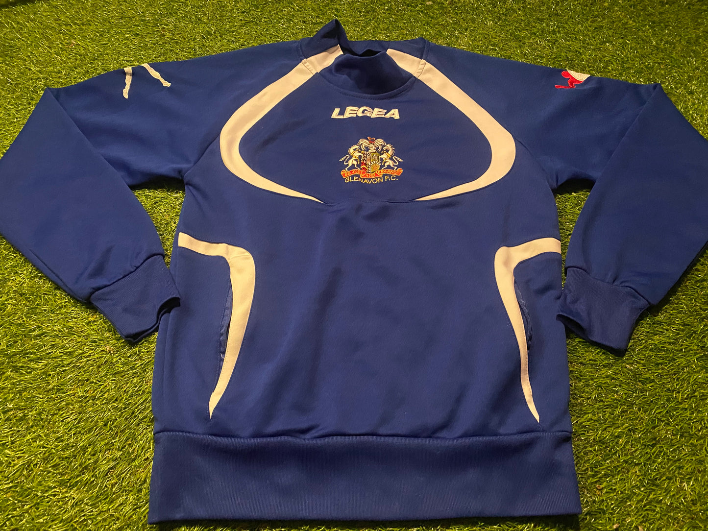 Glenavon FC Northern Ireland Football Small Mans Sweater Sweatshirt