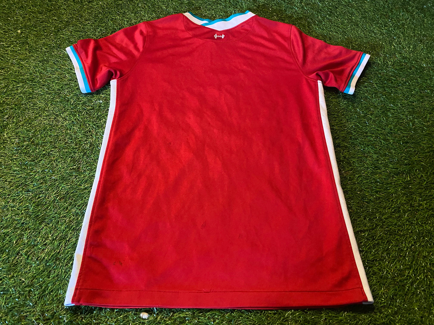Liverpool FC England Football Large Boys 10-11 Year Old Nike Made Home Jersey