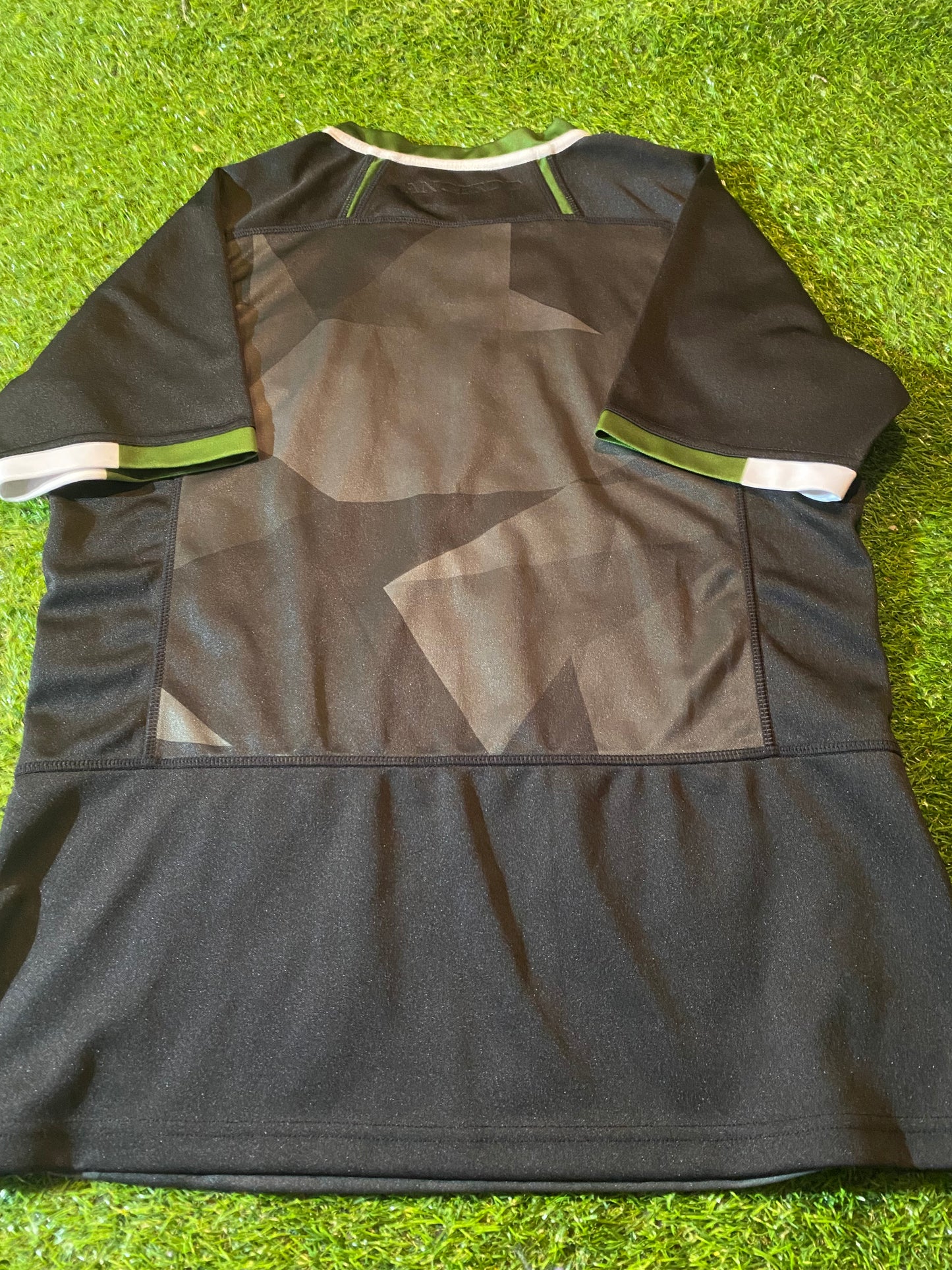 Wales Welsh WRU Rugby Union Football Medium Mans Macron Made Away Jersey