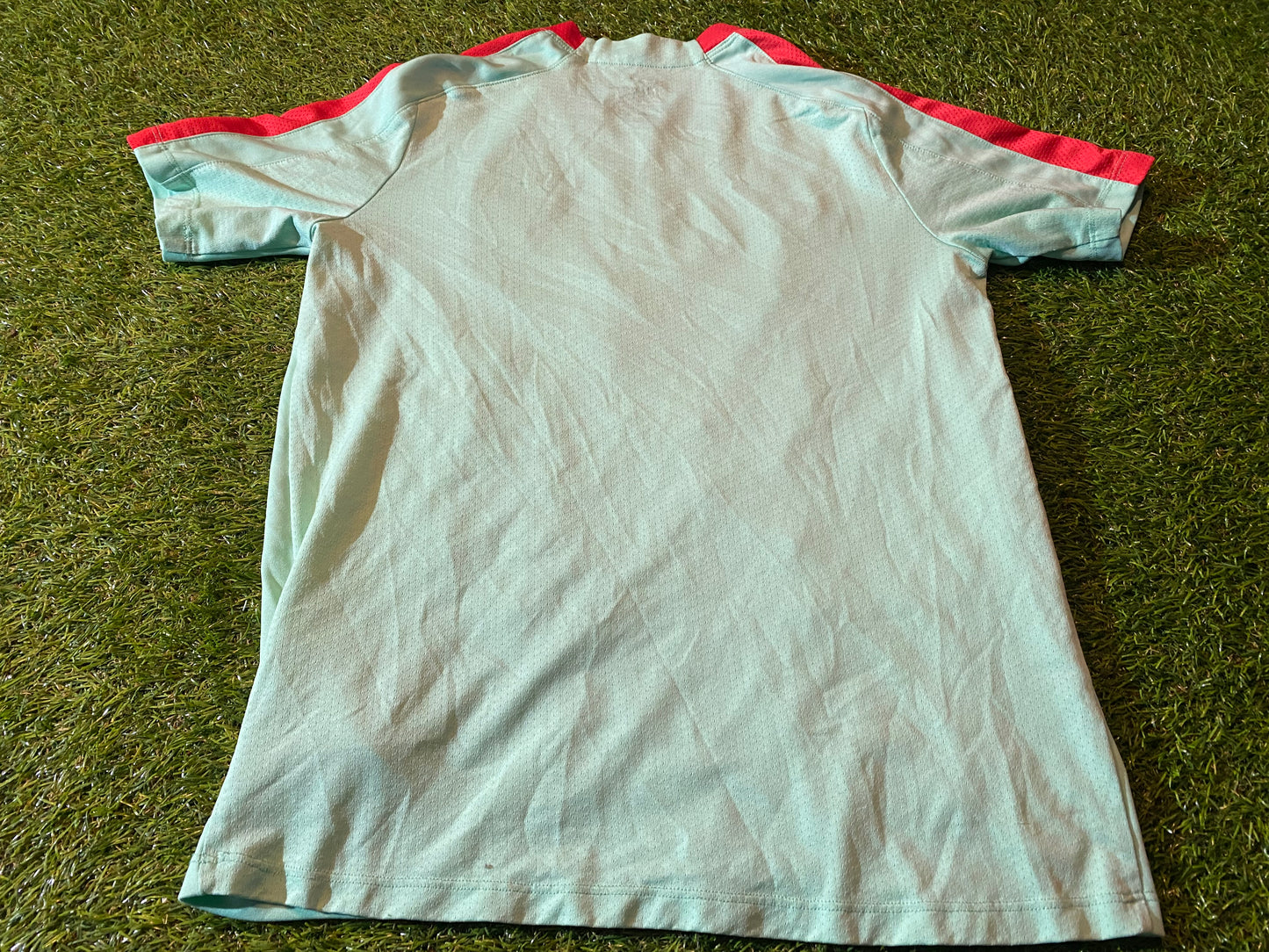 Portugal Soccer Football Large Boys 10-12 Year Old Nike Made Away Jersey