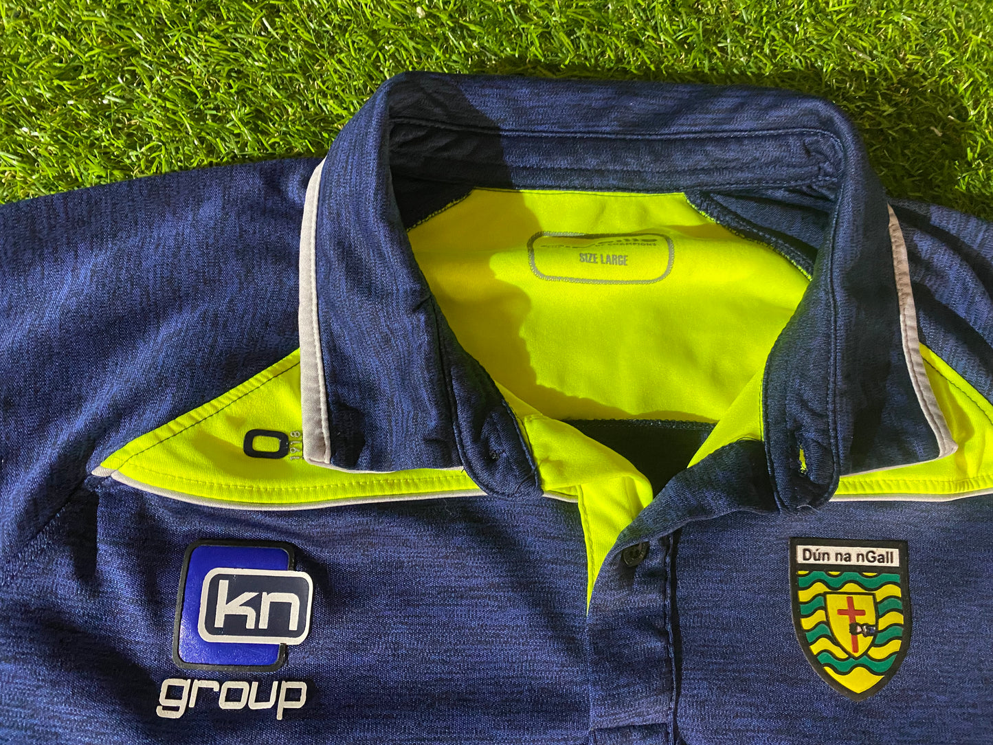 Co Donegal Irish Eire Ireland GAA Gaelic Football Hurling Large Mans Polo Jersey