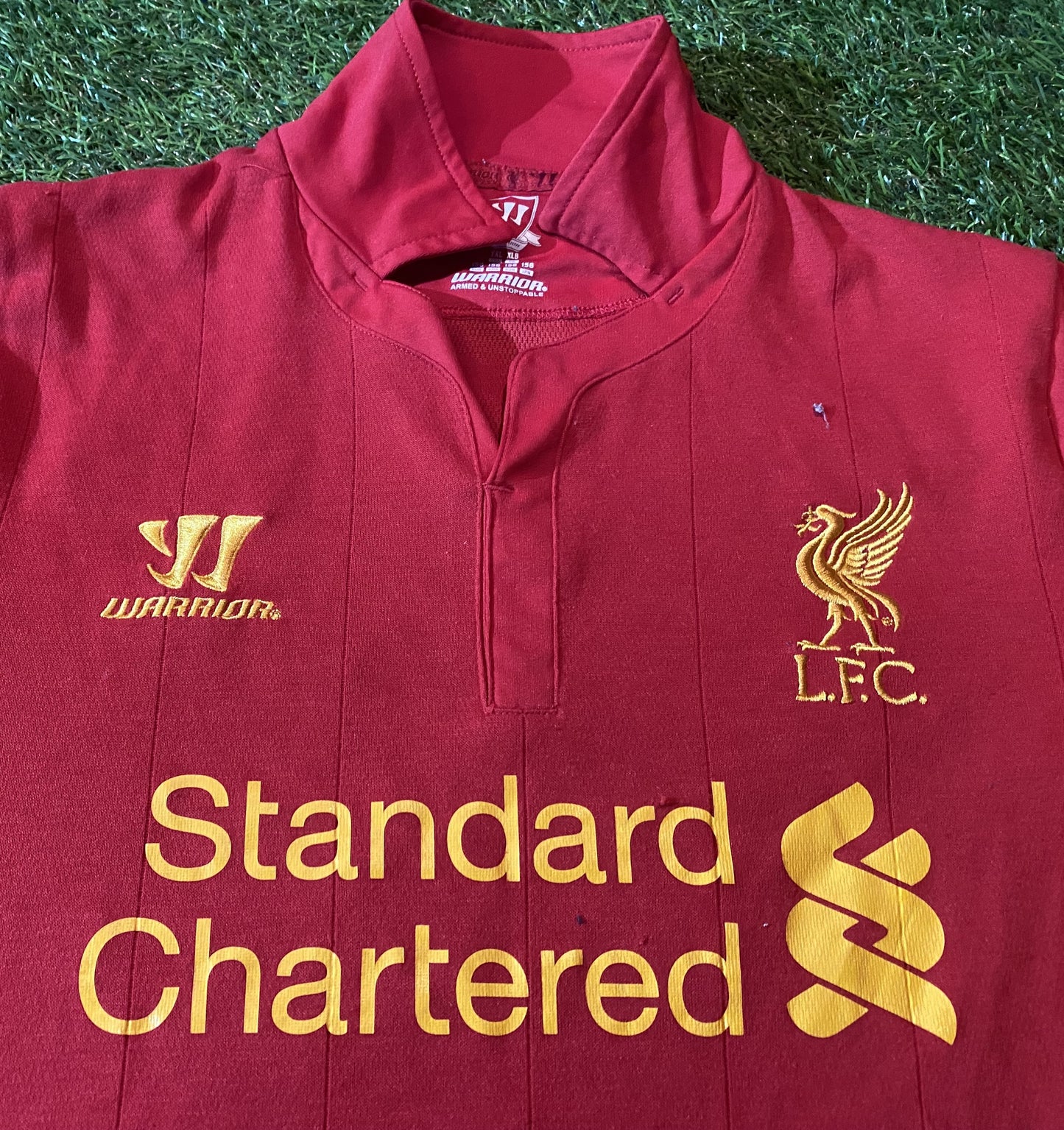 Liverpool FC England Football XL Boys / Youths Warrior Made EPL Home Jersey