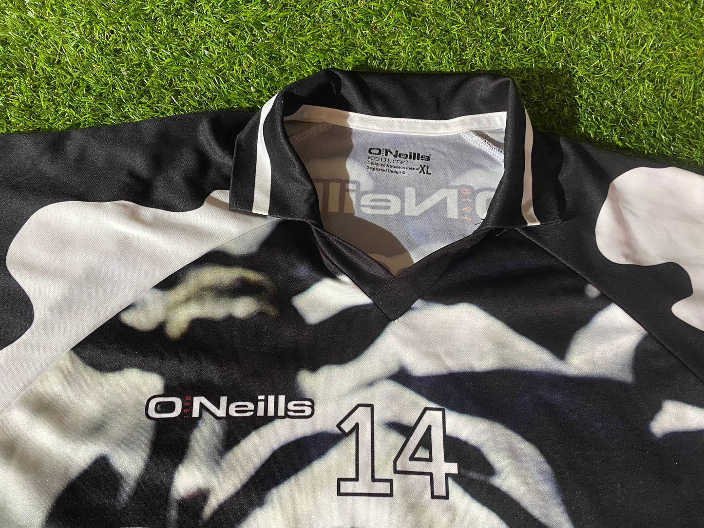Farming Cows Ireland Irish Hurling GAA Gaelic Football XL Extra Large Mans Herd Fun Jersey